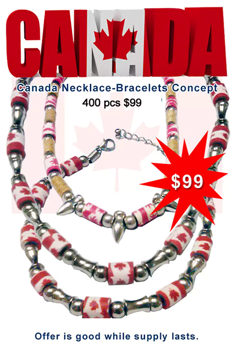 Clearance: Canada Necklace-Bracelets Concept